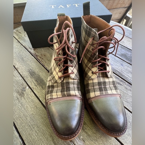 Men\'s Taft Boot Size 11 in their Green Plaid style Jack Boot main image 5
